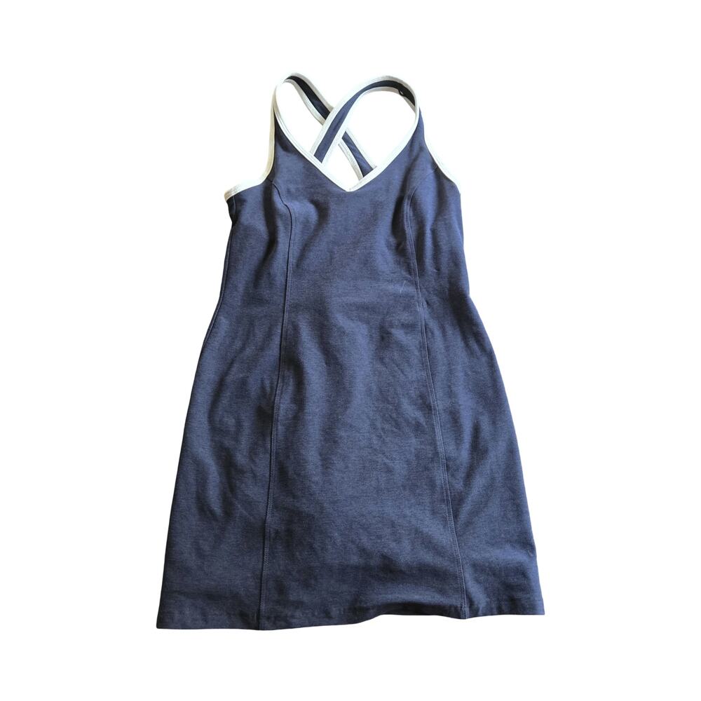 Beyond Yoga Lightweight Active Dress Spacedye Fabric in Midnight Navy Size: XS